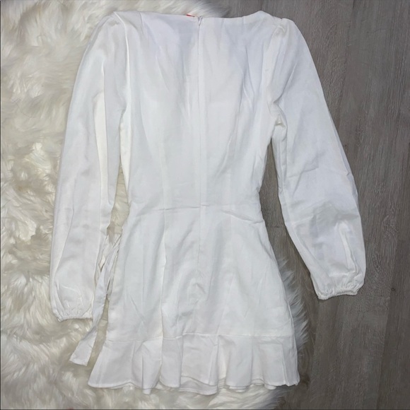 Princess Polly The Villa Mini Dress Mini White size 4 - Picture 7 of 10